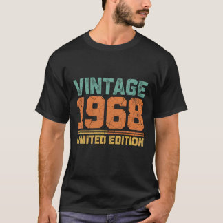 Camiseta Cumpleaños 54 Vintage Año 1968 Hombres Mujeres
