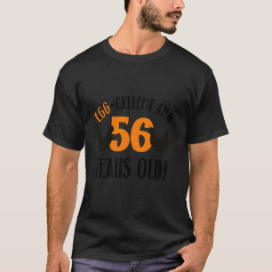 Camiseta Cumpleaños 56 56 años Granjero de pollos Pollo 