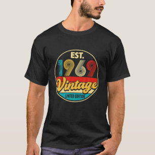 Camiseta Cumpleaños 57 años Vintage 1969 Edición Limitada 5