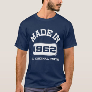 Camiseta Cumpleaños 60 1962