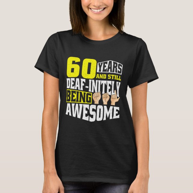 Camiseta Cumpleaños 60 Años De Ser Increíble (Anverso)
