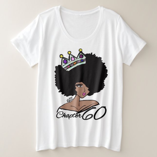 Camiseta cumpleaños 60 de Queen (Anverso del diseño)