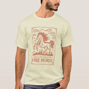 Camiseta Cumpleaños 60 del Caballo de Fuego del Zodiaco Chi