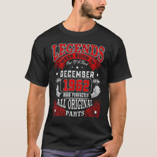 Camiseta Cumpleaños 60  Leyendas Nacidas En Diciembre De 19