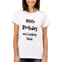 Camiseta cumpleaños 60 mujer