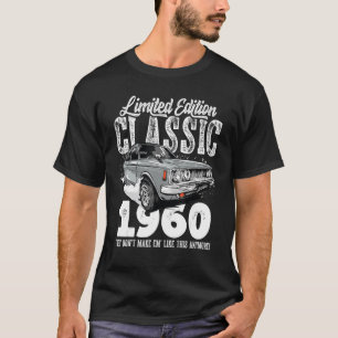 Camiseta Cumpleaños 63 años Coche Clásico Antiguo 1960 Cump