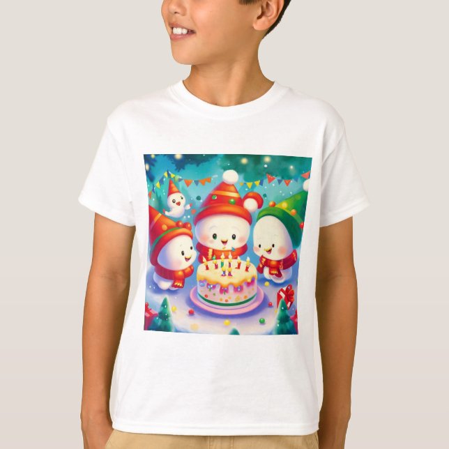 Camiseta Cumpleaños 6 de los navidades (Anverso)