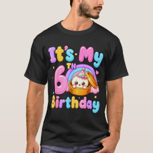 Camiseta cumpleaños 6 niña kawaii dumpling anime cumpleaños