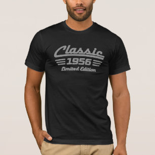 Camiseta Cumpleaños 70 Nacido en 1956, Coche Clási