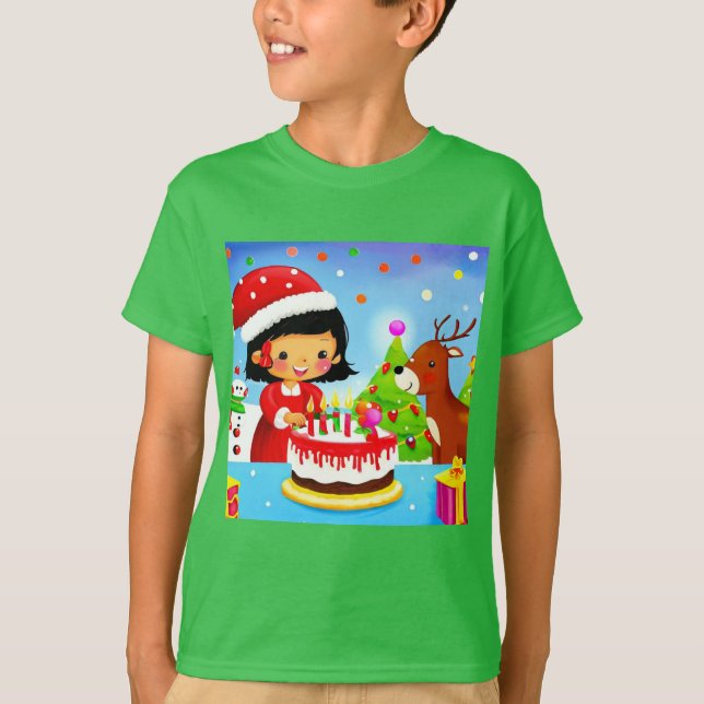 Camiseta Cumpleaños 7 de los navidades (Anverso)