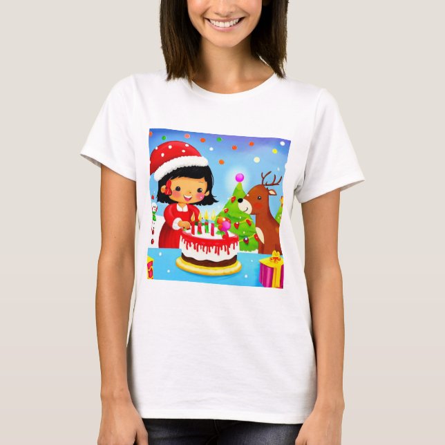Camiseta Cumpleaños 7 de los navidades (Anverso)
