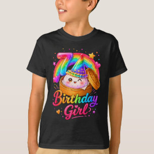 Camiseta Cumpleaños 7 niña Dumpling Kawaii Pastel Anime 7 A