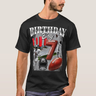 Camiseta Cumpleaños 7 Niño Joven 7 Años Estilo Retro 90