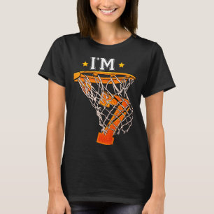Camiseta Cumpleaños 7 niños Bysketbyll soy 7 Niño Niña 6to 