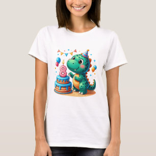 Camiseta Cumpleaños 8 de Dino