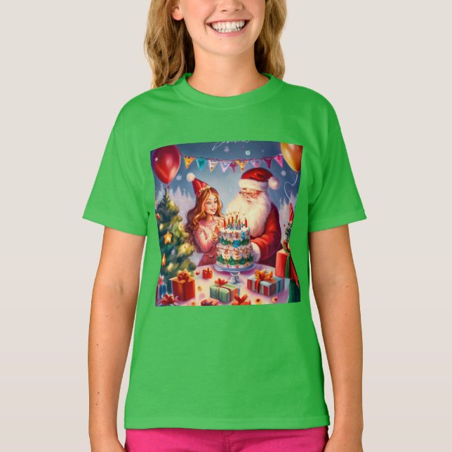 Camiseta Cumpleaños 8 de los navidades (Anverso)