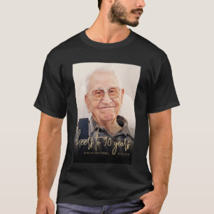 Camiseta Cumpleaños 90 Personalizado con Foto Cheers