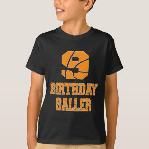 Camiseta Cumpleaños 9 Ller Chico 9 Años Tema de Sketll Pa