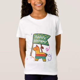 Camiseta Cumpleaños adorable dibujado a mano