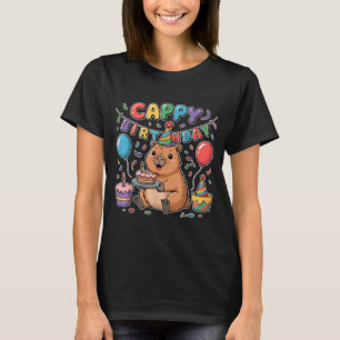 Camiseta Cumpleaños Amantes de Carpincho Niña Niño Cumpleañ