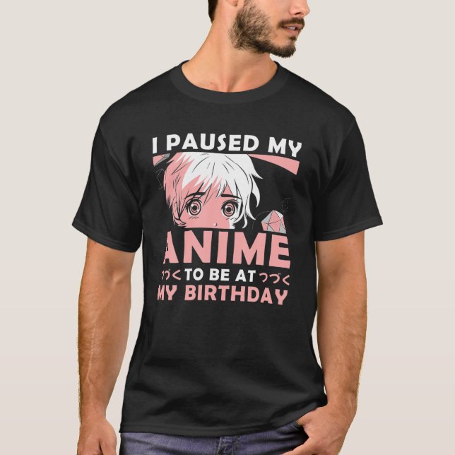 Camiseta Cumpleaños Anime Merch Kawaii Anime Cumpleaños Ota (Anverso)