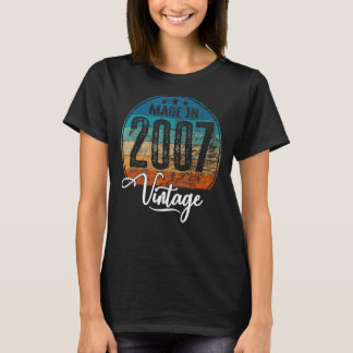 Camiseta Cumpleaños Año de nacimiento vintage de cumpleaños