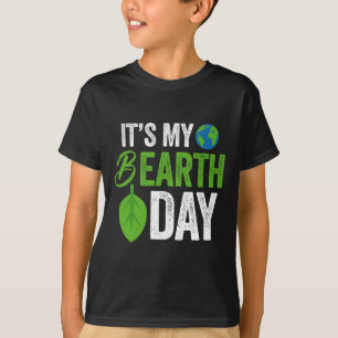 Camiseta Cumpleaños B del Día de la Tierra de Mi B