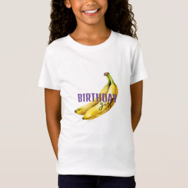 Camiseta cumpleaños bananero EDITABLE bananas maduras