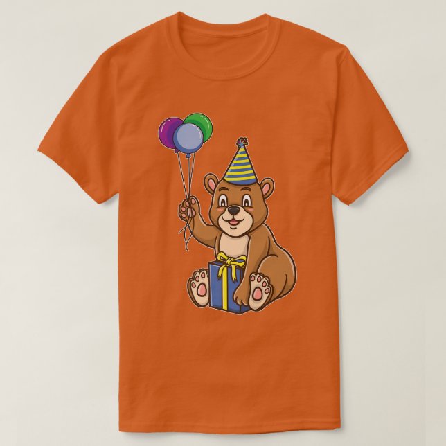 Camiseta Cumpleaños Bear for Bear Lover Premium (Diseño del anverso)