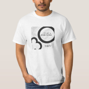 Camiseta Cumpleaños blanco de 30 décadas