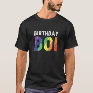 Camiseta Cumpleaños Boi LGBT Orgullo Gay Lésbico Feliz Cump