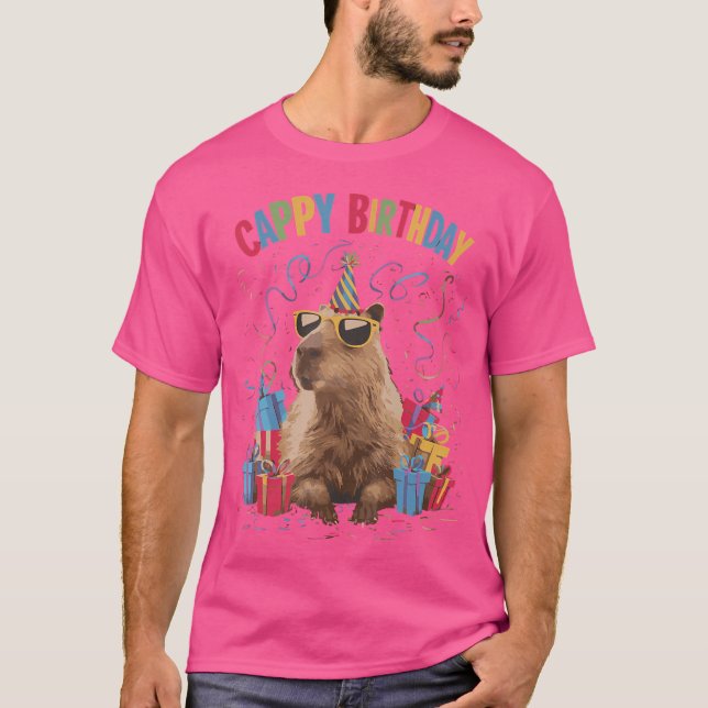 Camiseta Cumpleaños Cappy Para Mí Capy (Anverso)