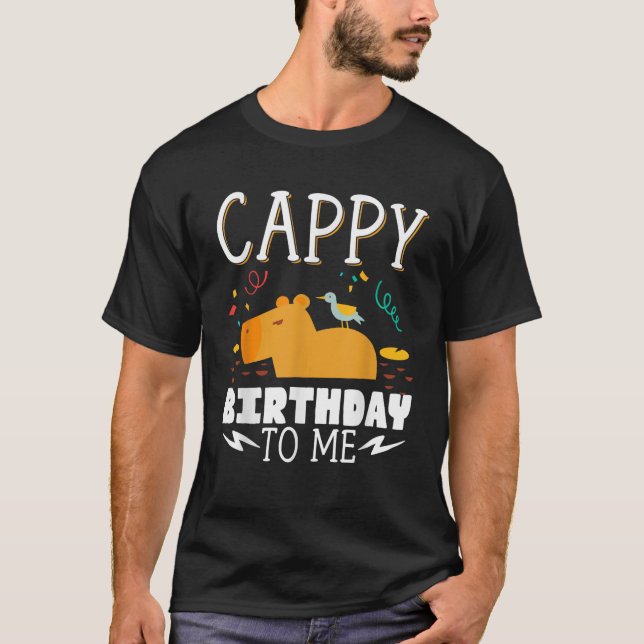 Camiseta Cumpleaños Cappy Para Mí Capy (Anverso)