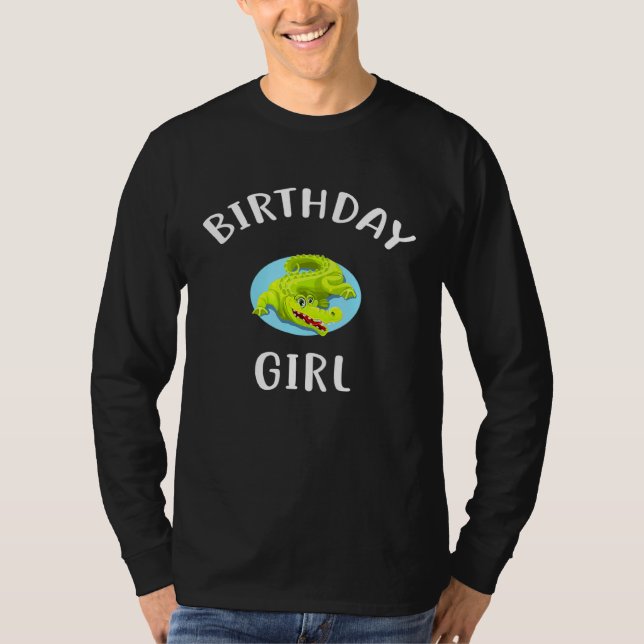 Camiseta Cumpleaños Chica Alligator Alligator (Anverso)