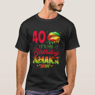 Camiseta Cumpleaños Chica de Jamaica 30.º partido de ropa d