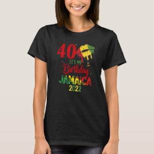 Camiseta Cumpleaños Chica de Jamaica 30.º partido de ropa d