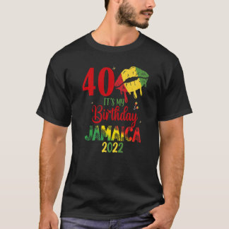 Camiseta Cumpleaños Chica de Jamaica 30.º partido de ropa d