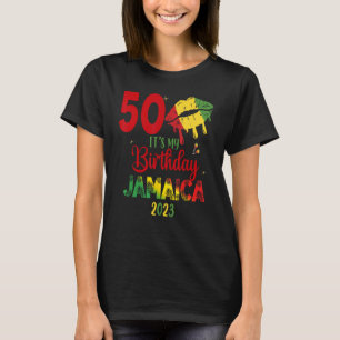 Camiseta Cumpleaños Chica de Jamaica 30.º partido de ropa d
