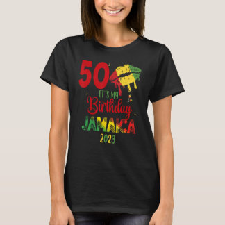 Camiseta Cumpleaños Chica de Jamaica 30.º partido de ropa d