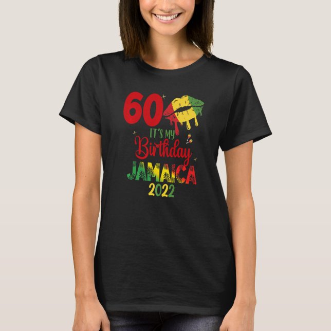 Camiseta Cumpleaños Chica de Jamaica 30.º partido de ropa d (Anverso)