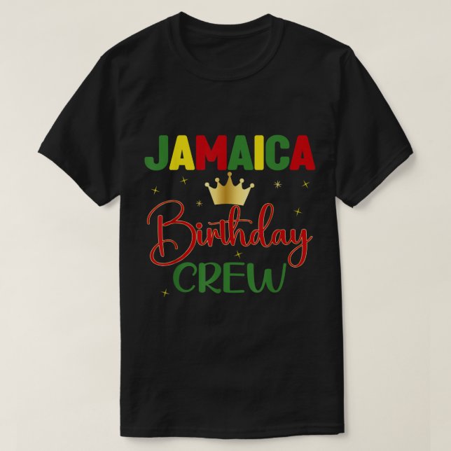 Camiseta Cumpleaños Chica de Jamaica 30.º partido de ropa d (Diseño del anverso)
