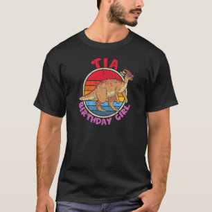 Camiseta Cumpleaños chica I Tia I Parasaurolophus I Family 