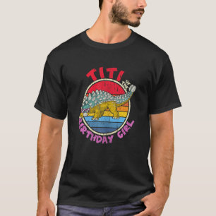 Camiseta Cumpleaños chica I Titi I Ankylosaurus I Partida F
