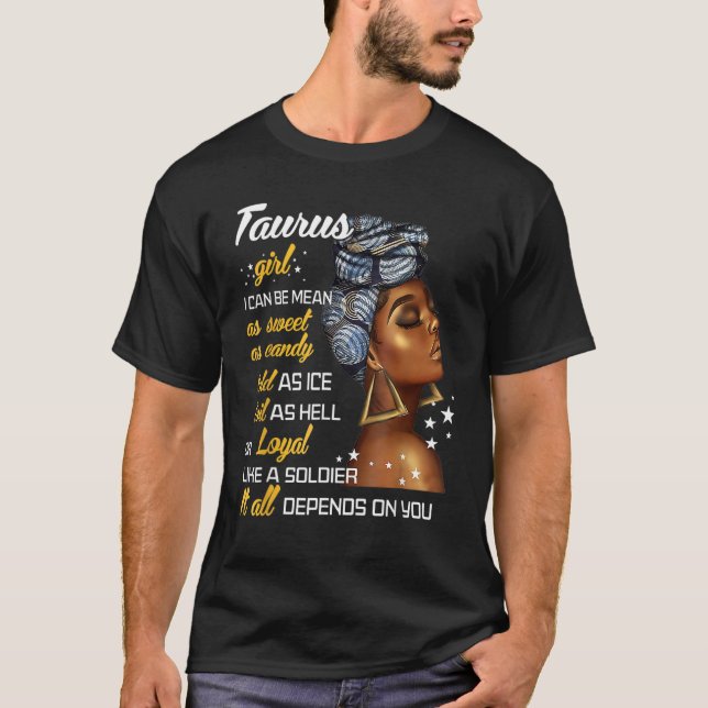 Camiseta Cumpleaños Chica Taurus Abril O Mayo Mujeres (Anverso)