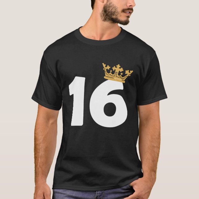 Camiseta Cumpleaños, Chicas 16.º Fiesta De 16 Años (Anverso)