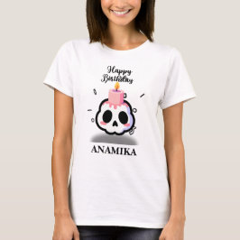 Camiseta Cumpleaños con nombre personalizado