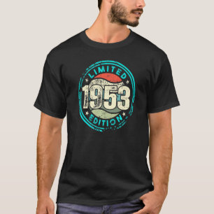 Camiseta Cumpleaños Con Y Nacido En 1953 Vintage