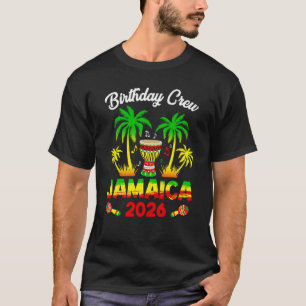 Camiseta Cumpleaños Crew Jamaica 2026 30th 50th Fiesta de C