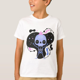 Camiseta Cumpleaños Cute Galaxy Skull