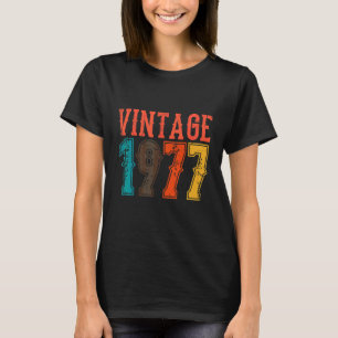 Camiseta Cumpleaños Dad Vintage 1977